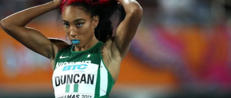 Dominique Duncan in Nigeria kit