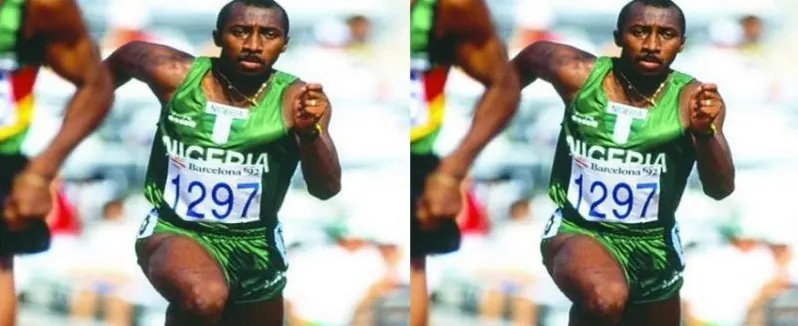 Innocent Egbunike racing for Nigeria