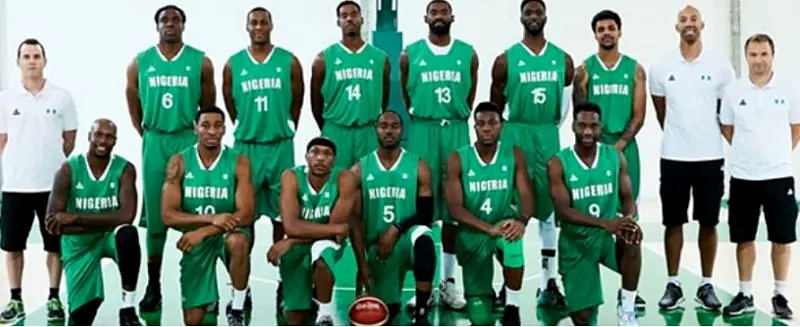 Nigeria’s national basketball team group photo