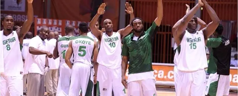 Nigerian players celebrating a win