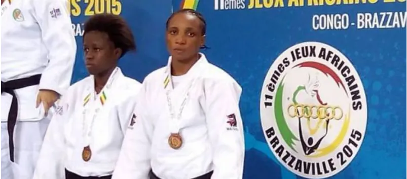 Judo medallists at the 2015 African Games in Brazzaville