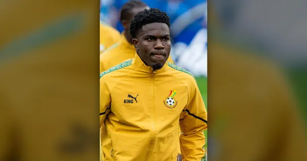 Ghana's Ernest Nuamah before a match