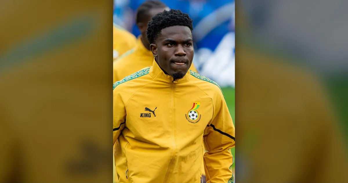 Ghana's Ernest Nuamah before a match