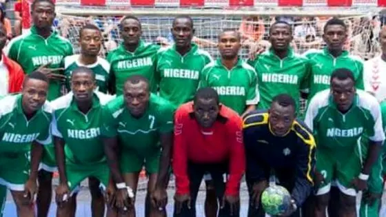 Nigeria national handball team group photo