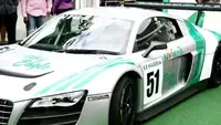 Race car at a Nigerian motorsport event