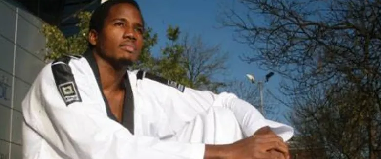 A Nigerian taekwondo black belt
