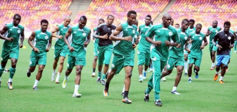 Super Eagles Team training