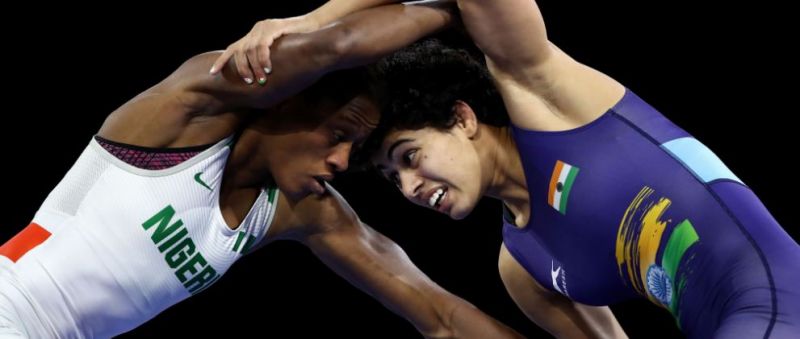 Nigeria female wrestlers